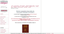 Desktop Screenshot of editionsitaliques.com
